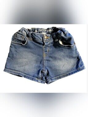 Cat & Jack Girl's Dark Blue Denim Shorts